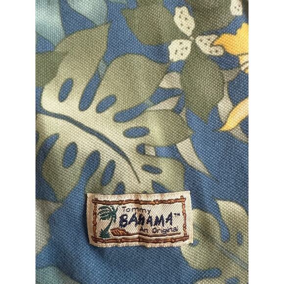 Tommy Bahama Men's Polo Shirt Size Medium Tropical Casual Wear Blue - Picture 7 of 9